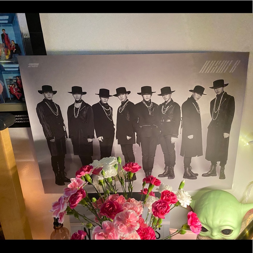 Ateez Answer Poster (blue version)